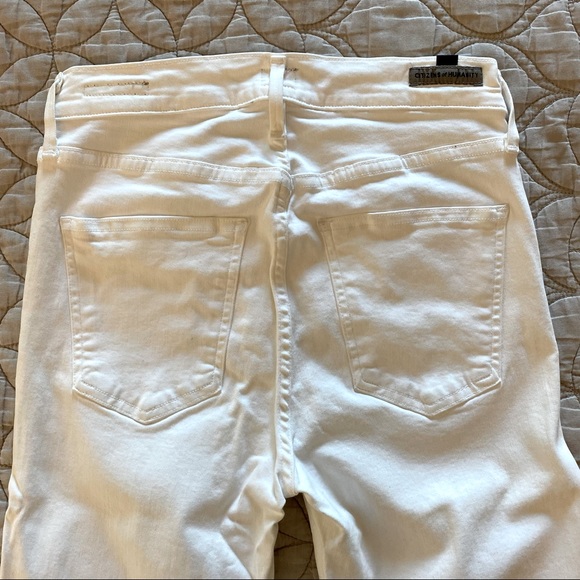 Citizens of Humanity | Rocket High Rise Skinny Denim — White | Size 25 - Picture 7 of 16
